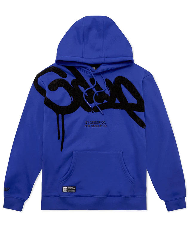 Royal blue sales and black hoodie