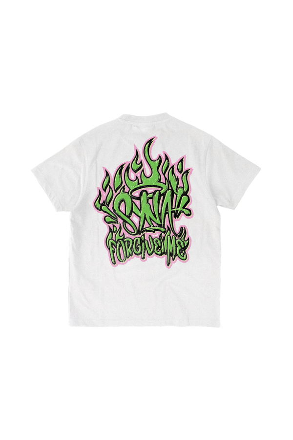 SYNA World - Light Me Up Tee 'White/Green' – FLUENT STORE