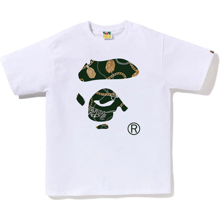 BAPE Jewels Ape Face Tee White