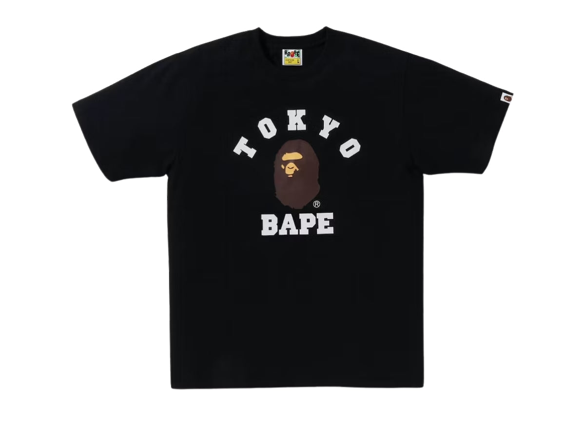 BAPE City Tee Tokyo College Black