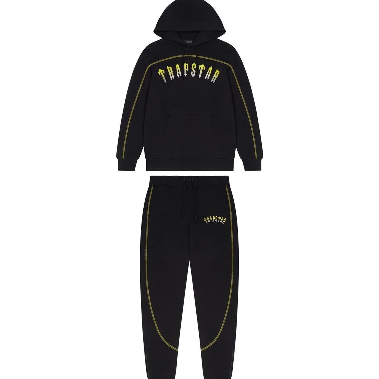Trapstar X Central Cee Tracksuit 'Black/Yellow' – FLUENT STORE